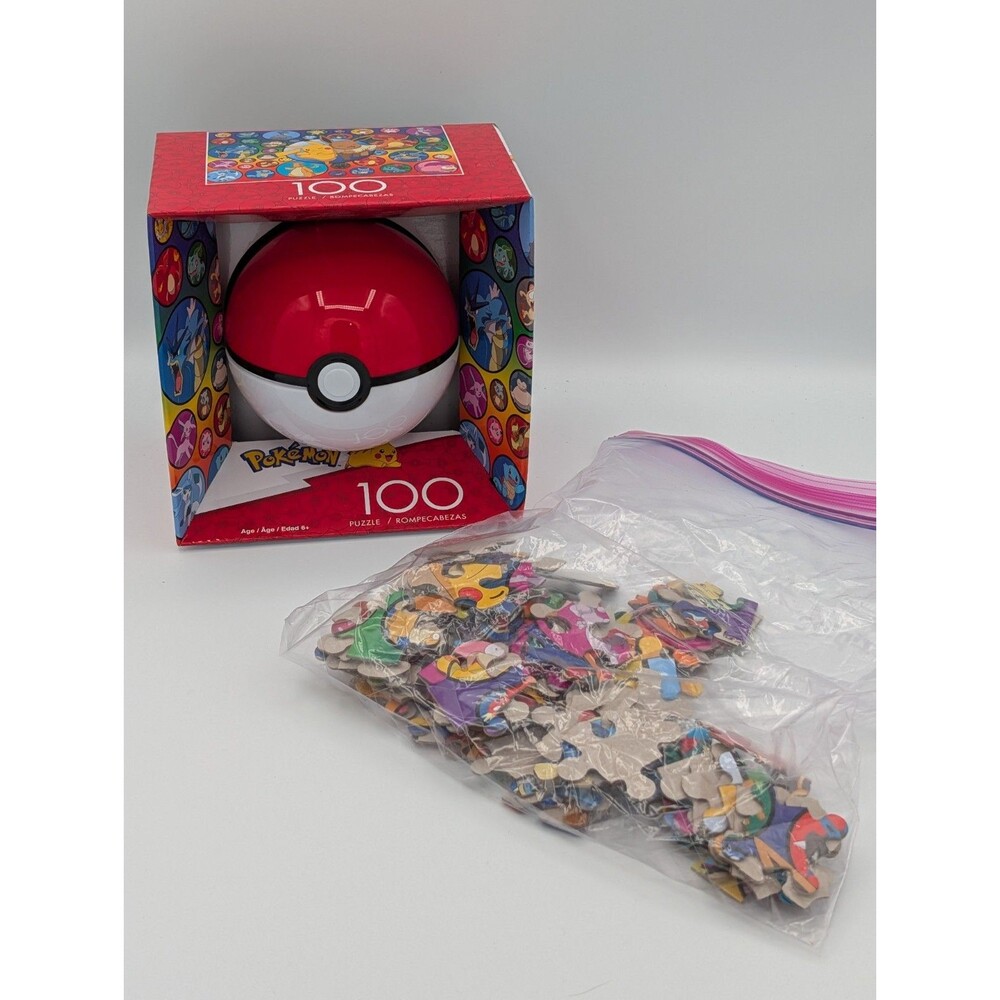 Pokemon 100 Piece Jigsaw Puzzle Complete with Poke Ball Storage Case